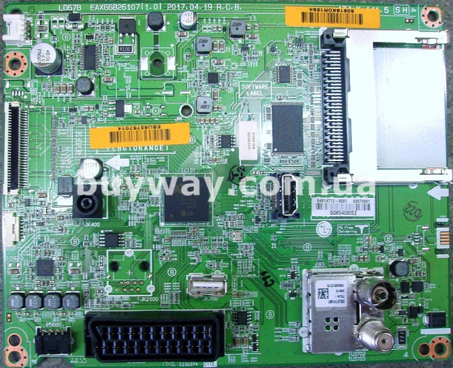 EAX66826107(1.0), LD67B, EBU6375701