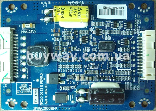 3PHGC20009B-R, PCLC-D112 B, REV0.0, 6971L-0072D