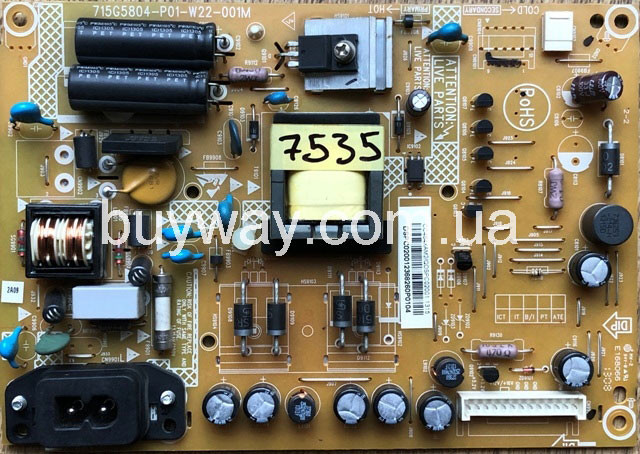 Power supply board блоки живлення 715G5804-P01-W22-001M, 22PFL4008T/12 купить в Киеве Харькове Львове Одессе