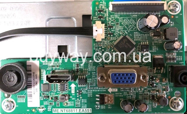 Assy PCB main скалера, плати до моніторів ME.NT68811.EA551, LS24R350FHI купить в Киеве Харькове Львове Одессе