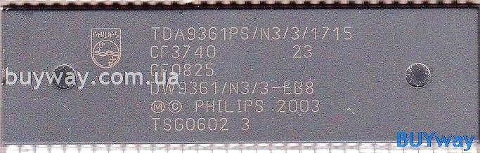 TDA9361PS/N3/3/1715, DW9361/N3/3-EB8, DW9361/N2/3-EB6