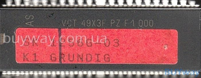 VCT 49X3F PZ F1000, SK 1256G-03, K1 GRUNDIG VCT 49X3F PZ F1000, SK 1256G-03, K1 GRUNDIG