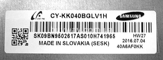 BN95-02672A, LSF400HN03-G, BN41-02292A