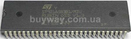 Мікросхеми, процесори ST92185B3B1/MIU, RUBIN OSD V1.3 купить в Киеве Харькове Львове Одессе Мікросхеми, процесори ST92185B3B1/MIU, RUBIN OSD V1.3 купить в Киеве Харькове Львове Одессе