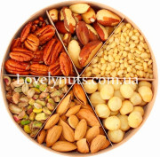 Елітна горіхова дерев'яна коробка 700гр Елітна горіхова дерев'яна коробка 700гр