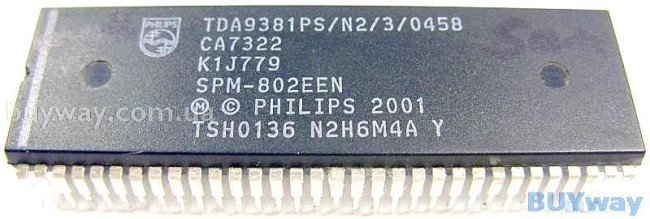 TDA9381PS/N2/3/0458, CA7322, SPM-802EEN