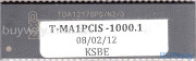 T-MA1PCIS-1000.1 / 08/02/12 T-MA1PCIS-1000.1 / 08/02/12