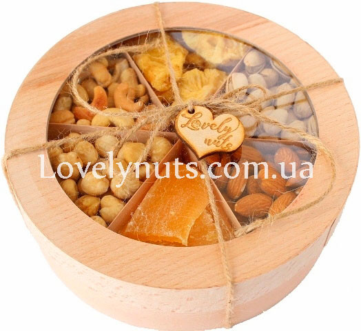 Горіхові коробочки Дерев'яна коробка з горіхами та сухофруктами 700гр купить в Киеве Харькове Львове Одессе Горіхові коробочки Дерев'яна коробка з горіхами та сухофруктами 700гр купить в Киеве Харькове Львове Одессе