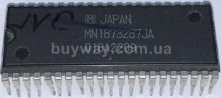 Мікросхеми, процесори MN1873287JK1, MN1873287JE, MN1873287JA купить в Киеве Харькове Львове Одессе