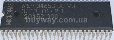 Мікросхеми, процесори MSP3465G B8 V3, 3313 01 42 T купить в Киеве Харькове Львове Одессе