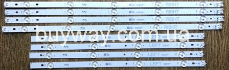 задня підсвітка (круглі або квадратні лінзи, діоди) HC490DGG-ABWL1, LC49490137B, HC490DGG-ABWL1, LC49490136 купить в Киеве Харькове Львове Одессе