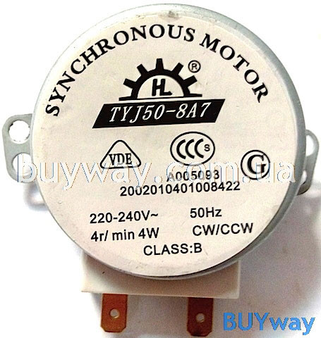 Двигатель для микроволновых печей под тарелку 49TYZ-A2, TYJ50-8A7 Двигатель для микроволновых печей под тарелку 49TYZ-A2, TYJ50-8A7
