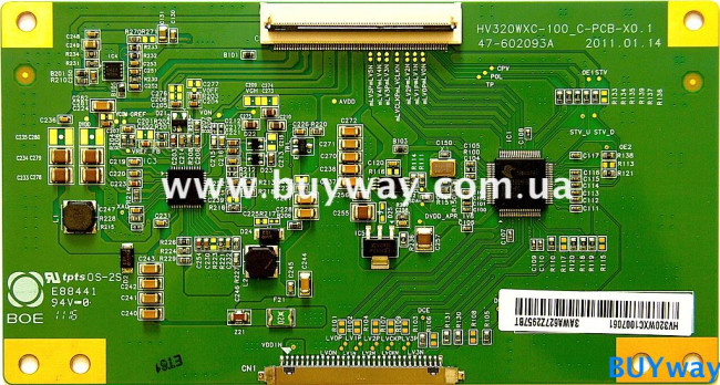 HV320WXC-100_C-PCB-X0.1, HV320WXC100706, 3AWA627Z2957BT, 47-602093A, 47-602093