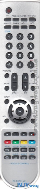 Пульт телевизионный + DVD Daewoo RC-DWT01-V01 Пульт телевизионный + DVD Daewoo RC-DWT01-V01