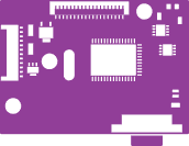Assy PCB main скалера, плати до моніторів